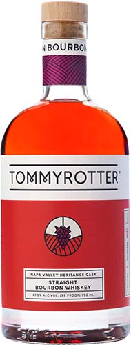 Tommy Rotter Straight Bourbon Whiskey Napa Valley Heritage Cask