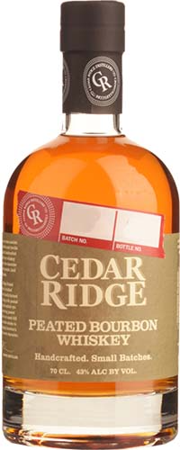 Cedar Ridge Peated Bourbon Whiskey