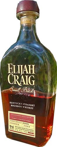 Elijah Craig 12 Year Single Barrel Bourbon Whiskey