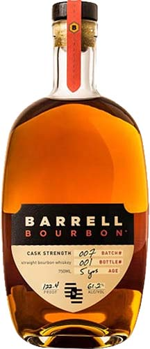 Barrell Cask Strength Straight Bourbon Whiskey Batch 007
