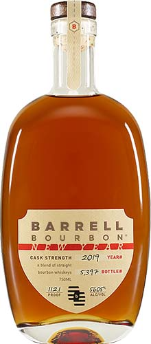 Barrell Bourbon Whiskey New Year 2019 Cask Strength Whiskey