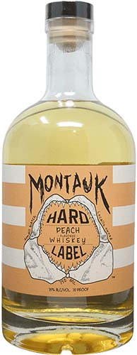 Montauk Hard Label Peach Whiskey