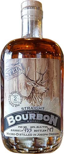 Stein Distillery Straight Bull Bourbon 2 Years Old