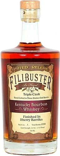 Filibuster Triple Cask Bourbon Whiskey