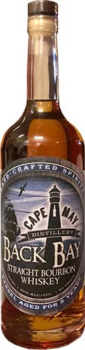 Cape May Distillery Back Bay Bourbon Whiskey