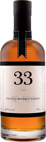 Cutler's 33 Straight Bourbon Whiskey
