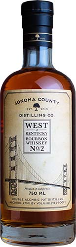 Sonoma Distilling Co.West of Kentucky Bourbon WhiskeyNo.