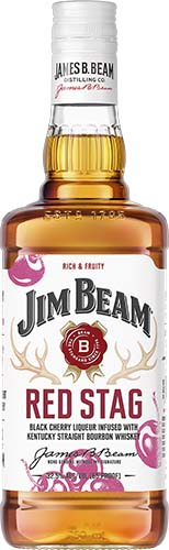 Jim Beam Red Stag Black Cherry Bourbon Whiskey