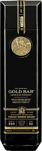 Gold Bar Black Double Cask Bourbon Whiskey