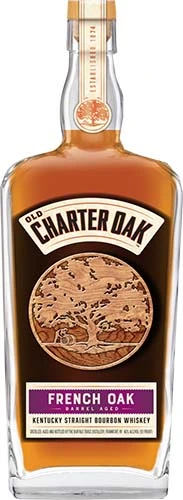Old Charter Oak French Oak Barrel Aged Kentucky Straight Bourbon Whiskey