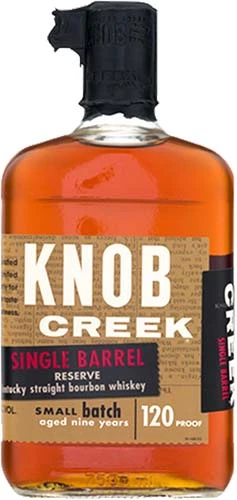 Knob Creek Single Barrel Bourbon Whiskey