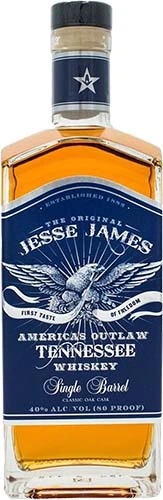 Jesse James Single Barrel Tennessee Whiskey