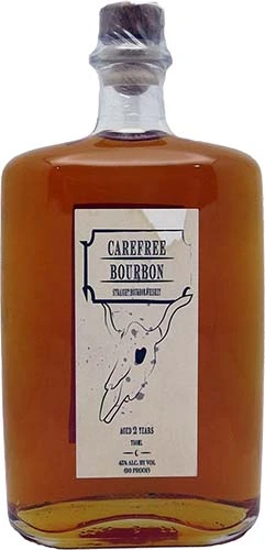 Carefree 2 Years Old Straight Bourbon Whiskey