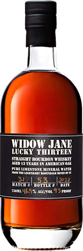 Widow Jane Lucky Thirteen 13 Years Old Straight Bourbon Whiskey
