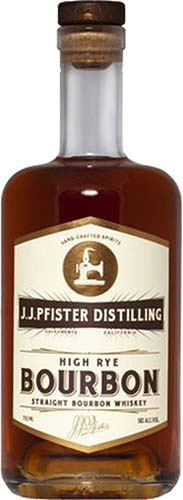 J.j.Pfister High Rye Bourbon Straight Bourbon Whiskey