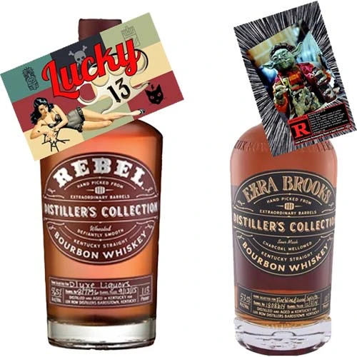 Ezra Brooks With Bonus Rebel Yell  Bourbon Whiskey