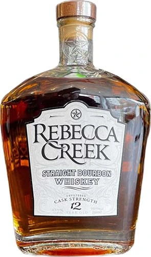 Rebecca Creek 12 Year Old Cask Strength Bourbon Whiskey