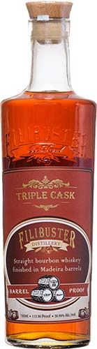 Filibuster Cask Strength Triple Cask Kentucky Bourbon Whiskey