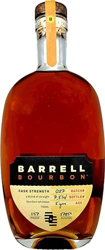 Barrell Bourbon Batch 027 Cask Strength