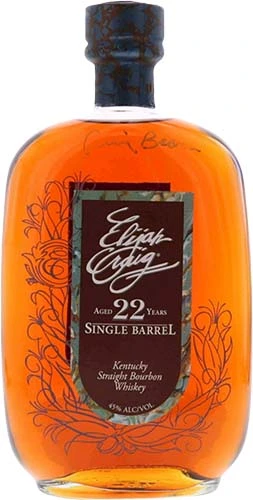 Elijah Craig 22 Year Old Single Barrel Straight Bourbon Whiskey