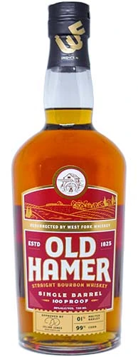 Old Hamer 100 Proof Single Barrel Straight Bourbon Whiskey