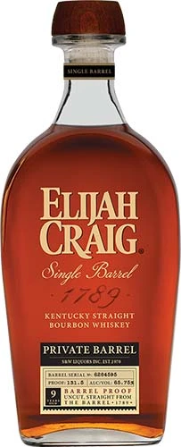 Elijah Craig Private Barrel Kentucky Straight Bourbon Whiskey
