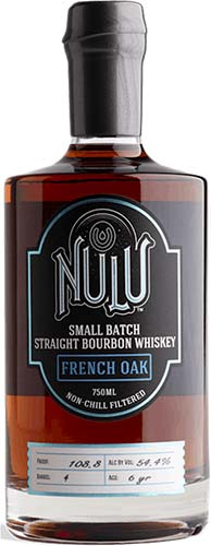 Nulu Bourbon Whiskey Small Batch Finished with Toasted French Oak Staves
