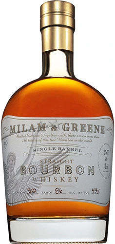 Milam & Greene Single Barrel Straight Bourbon Whiskey