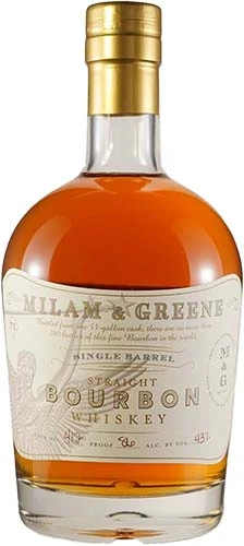 Milam & Greene Single Barrel 4 Year Old Straight Bourbon
