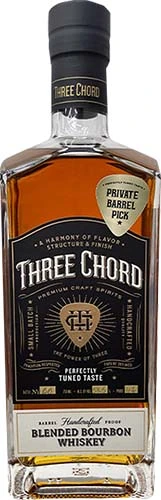 Three Chord Single Barrel Blended Bourbon Whiskey