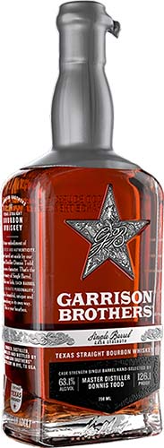 Garrison Brothers Cask Strength Single Barrel Bourbon Whiskey