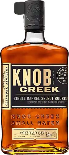Knob Creek Single Barrel Bourbon Whiskey