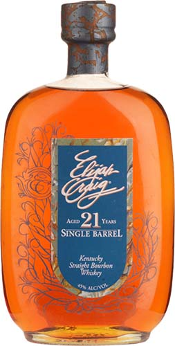 Elijah Craig 21 Year Old Single Barrel Straight Bourbon Whiskey