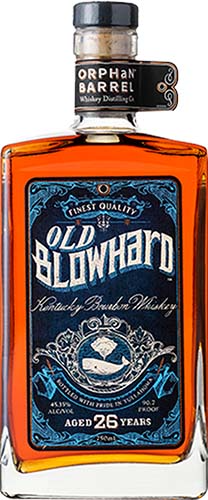 Old Blowhard Old Bourbon Whiskey 26 Years