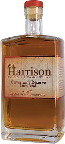 W.H. Harrison Governor's Reserve Straight Bourbon Whiskey