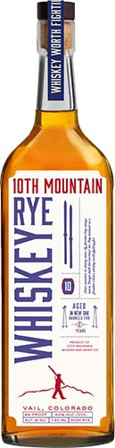 10th Mountain Rye Whiskey - 750ML
