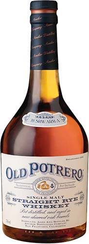 Old Potrero Single Malt Straight Rye Whiskey