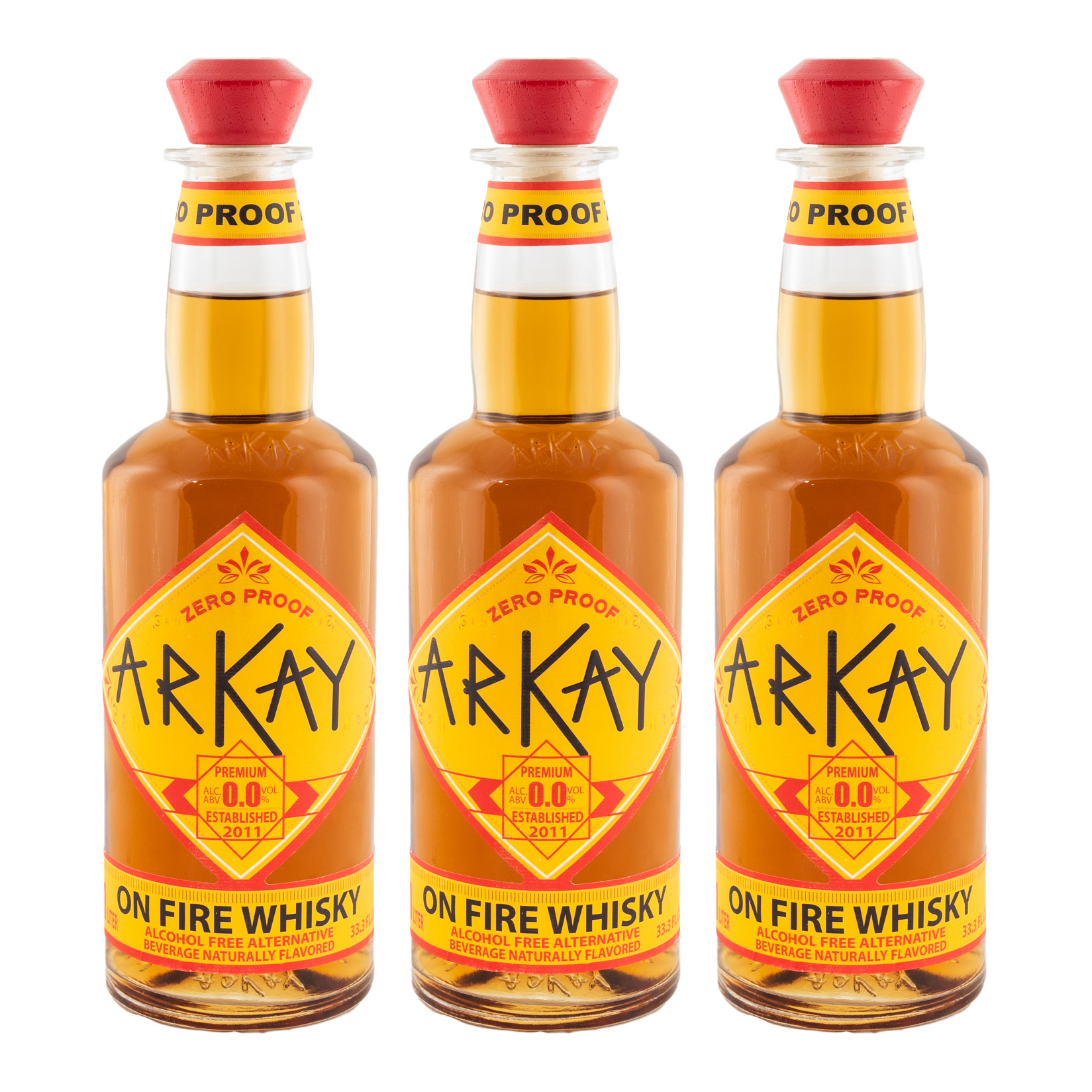 Deal 6 Bottles On Fire Whiskey Alternative