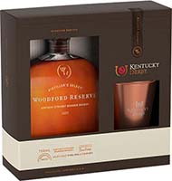 Woodford Reserve Kentucky Straight Bourbon Whiskey Gift Set with Mint Julep Cup