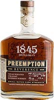 1845 Preemption Reverence Wheated Bourbon Cask Strength Whiskey