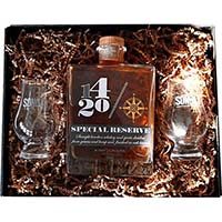 1420 LUXURY BOURBON BOX SPECIAL RESERVE BOURBON + 2 GLENCAIRN GLASSES