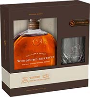 Woodford Reserve Kentucky Straight Bourbon Whiskey Gift Set with Rocks Glass
